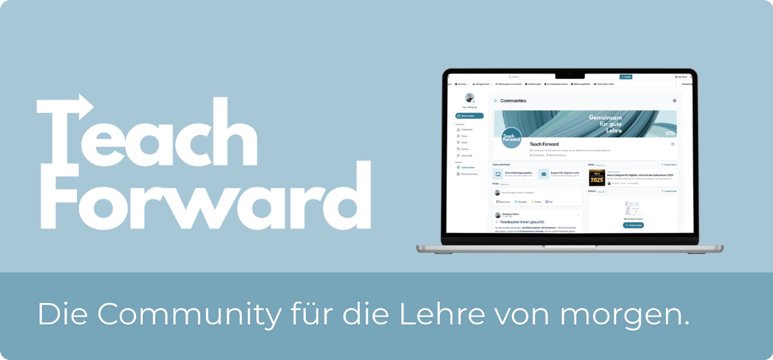 Community für Digitale Lehre im Social Intranet der MUI