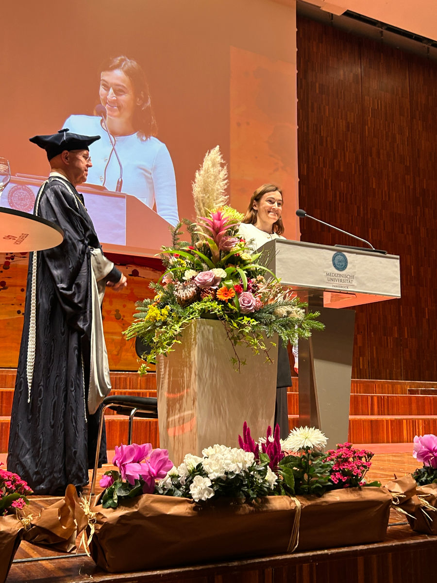 Agnieszka Dabkowska-Mika, bedankt sich bei allen, die sie ihm PhD-Studium unterstützt haben