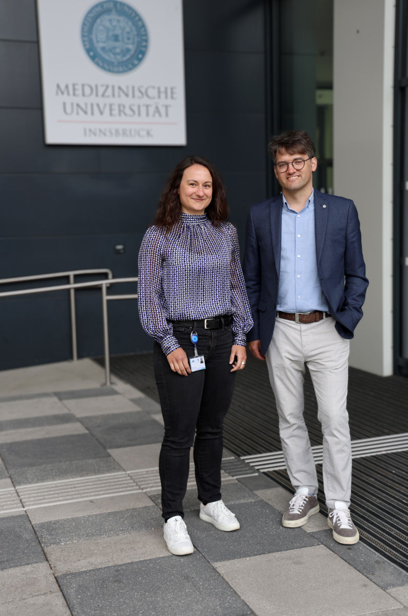 Isabel Geiger mit Peter Willeit